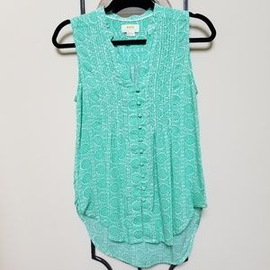 Anthropologie Maeve XS sleeveless blouse